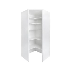 Kaboodle Kitset 1000mm White Pantry Corner Carcass
