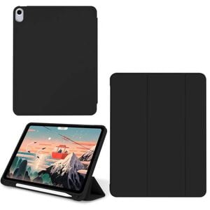 Foldable Smart Cover Flip Case - For Apple iPad Pro 12.9” 3rd/4th/5th/6th gen (2018/2020/2021/2022) (Black)