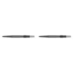 2PK Target Swiss DX Diamond Grip Dart Point 26mm - Black