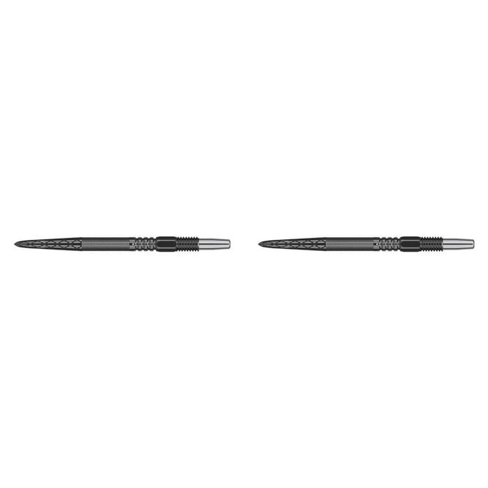 2PK Target Swiss DX Diamond Grip Dart Point 26mm - Black