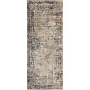The Rug Connection Mondo Ceasar Mid Grey 200x80cm - Small Runner Pet Friendly Indoor Rug