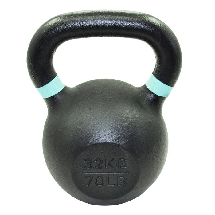 32kg Premium Powder Coated Cast Iron Kttlebell Weight Commercial Grade