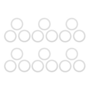 6x 3pc Coffee Culture 6-Cup Silicone Gasket For Stovetop Espresso Cup White