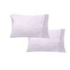 600TC Pair of Solid Color Standard Pillowcases Lilac