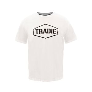 Tradie White Tee - Large