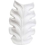 LVD Organic Leaf Vase Rustic Decorative Home/Lounge Decor 30.5x46.5cm White