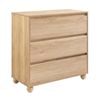 Astin Sinclair 800 x 400 x 800mm Oak Harper 3 Drawer Chest