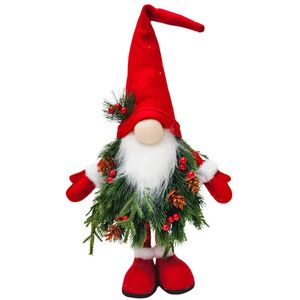 Urban Tomte Ent with Hat Standing Christmas Decoration 52cm Red/White/Green