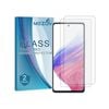2 Pack MEZON Samsung Galaxy A53 5G Clear Tempered Glass Screen Protectors