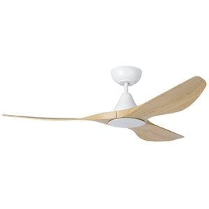 Eglo Surf 52" Dc Fan Led Tri-col Oak/white