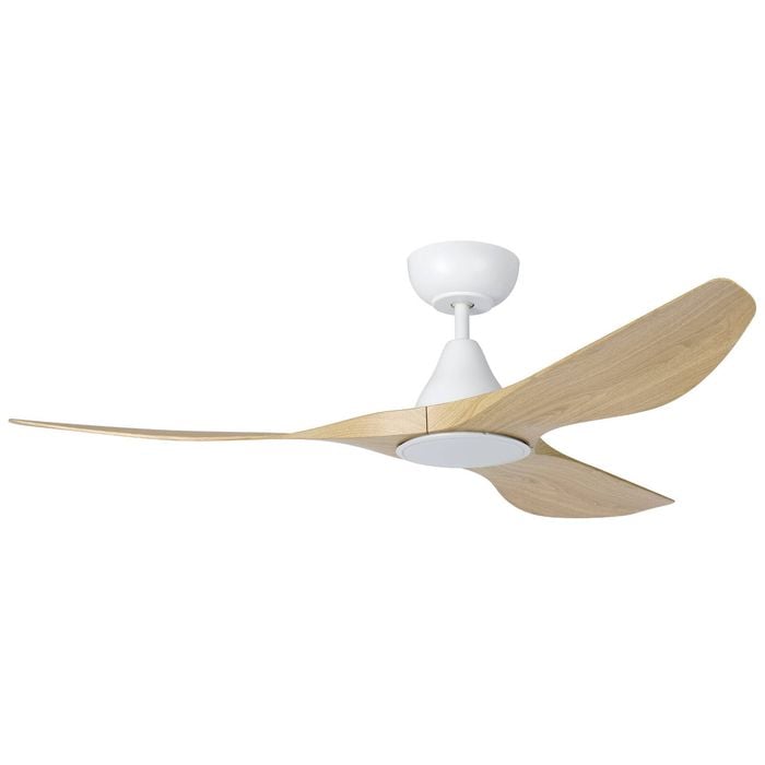 Eglo Surf 52" Dc Fan Led Tri-col Oak/white