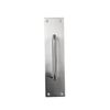 Lemaar 300 x 65 x 1.5mm Satin Stainless Steel D Pull On Plate
