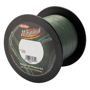 Berkley Whiplash Green 2000m Low Diameter Braid Fishing Line 150lb (0.30mm)