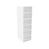 Lugna 1536 x 450 x 580mm White 5 Shelf Storage Cabinet