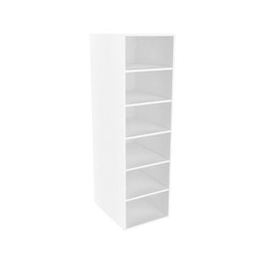 Lugna 1536 x 450 x 580mm White 5 Shelf Storage Cabinet