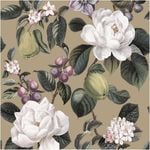 Large Flowers Gilver, Wallpaper 10.05m x 53cm Wallpaper Boutique
