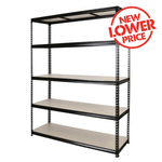 Pinnacle 1830 x 1500 x 410mm 5 Tier Adjustable Shelving Unit