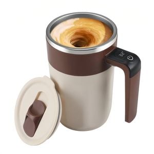 Catzon 13.5oz Self Stirring Coffee Mug Rechargeable Stirring Mug