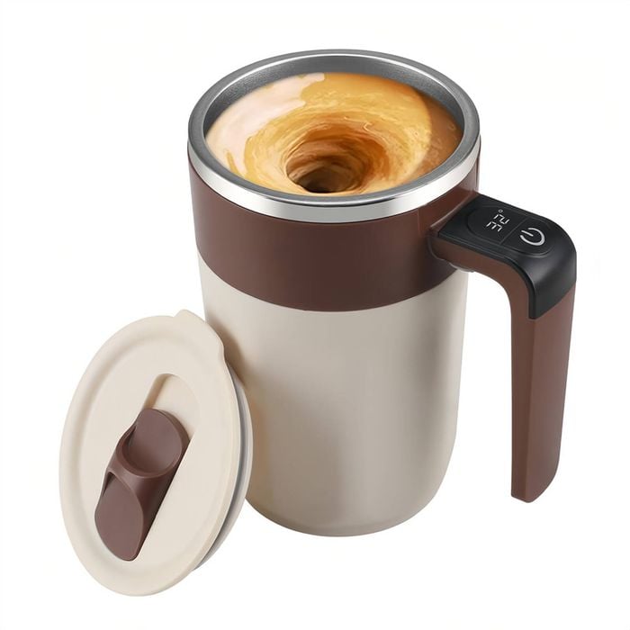 Catzon 13.5oz Self Stirring Coffee Mug Rechargeable Stirring Mug
