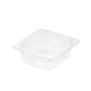 SOGA Clear Gastronorm Pan 1/6 65mm Deep