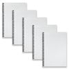 5pc Spirax 512 Hard Cover A4 Spiral Notebook Writing Stationery 200-pages Black