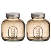 2PK Ladelle Eco Recycled Rustico 350ml Smoke Storage Jar Bottle Container
