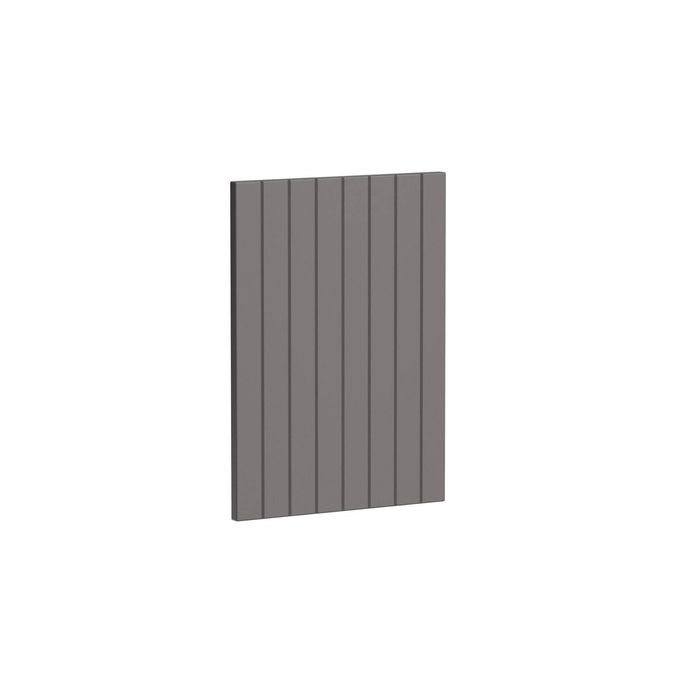 Kaboodle 400mm Smoked Grey V-Groove Med Cabinet Door