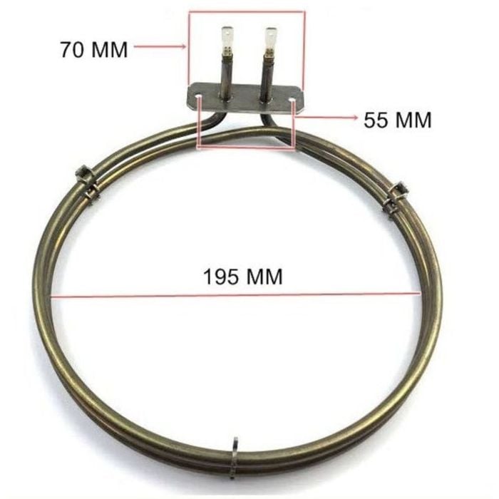 Oven fan forced heating element 0122004574, suits electrolux, westinghouse