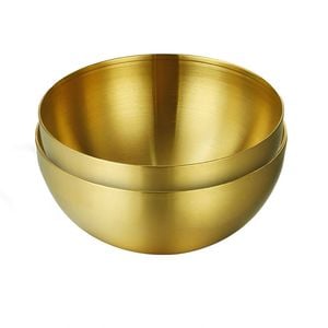 SOGA 20cm Gold Salad Bowl – Model 201