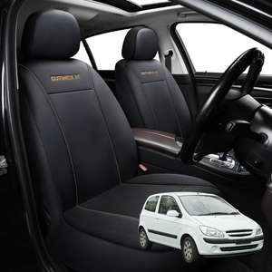 Car Seat Cover for Hyundai Getz 2002 - 2011 TB - Black-Front Only