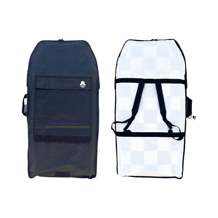 Summer vibes Lite Boogie Board Backpack Boardbag Cover - Black