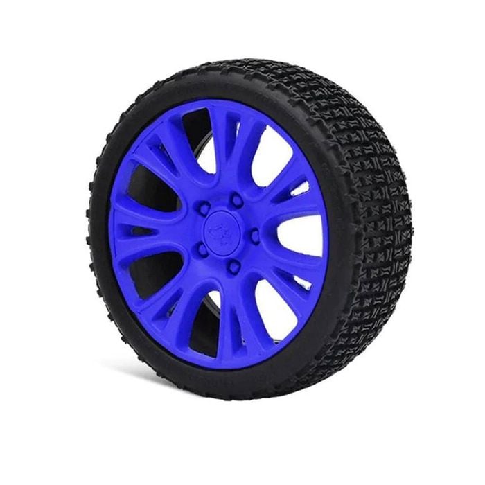 Petopia Ultra Tough 18.5cm Rubber Crazy Tyre Dog Toy Large - Blue