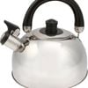 Wildtrak 2l Stainless Steel Whistling Kettle Outdoor Camping Water Boiler Silver
