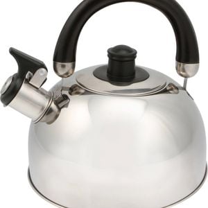 Wildtrak 2l Stainless Steel Whistling Kettle Outdoor Camping Water Boiler Silver