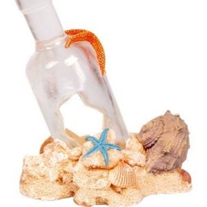 Aqua One Message In A Bottle Ornament 11.5x10x14cm (37381)