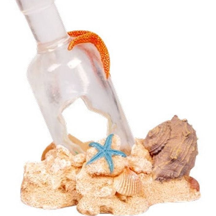 Aqua One Message In A Bottle Ornament 11.5x10x14cm (37381)