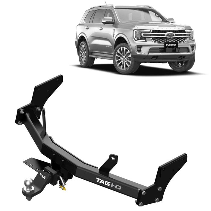 Tag Heavy Duty Towbar & Direct Fit Wiring For Next-gen Ford Everest (06/2022 - 10/2024)