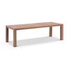 Entertainer 2.45m Outdoor Aluminium Dining Table Mahogany