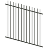 ProtectorAl 350 - 1200 x 1200mm Woodland Grey Raked Up to 15º Picket Top Pool Fence Panel