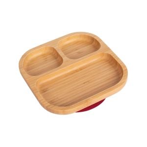 Tiny Dining Children's Bamboo Dinner Feeding Plate - Segmented