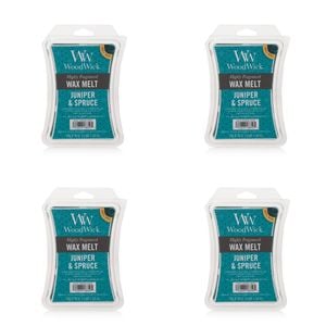 4PK WoodWick Juniper & Spruce Scented Wax Melt Cube 9.7oz