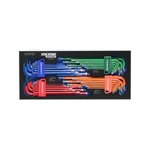 Kincrome BLUESTEEL 36 Piece Hex & TORX Keys EVA Tray