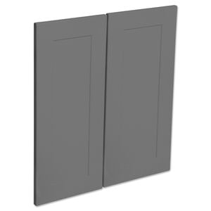 Kaboodle Smoked Grey Alpine Corner Base Cabinet Door - 2 Pack