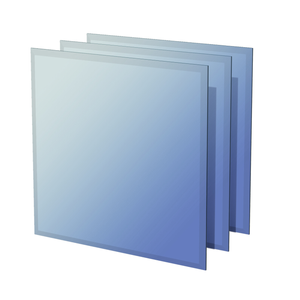 Stein 300 x 300mm Bevelled Mirror Tiles - 3 Pack