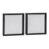 Nicola Spring 3D Box Photo Frames - 10" x 10" - Pack of 2