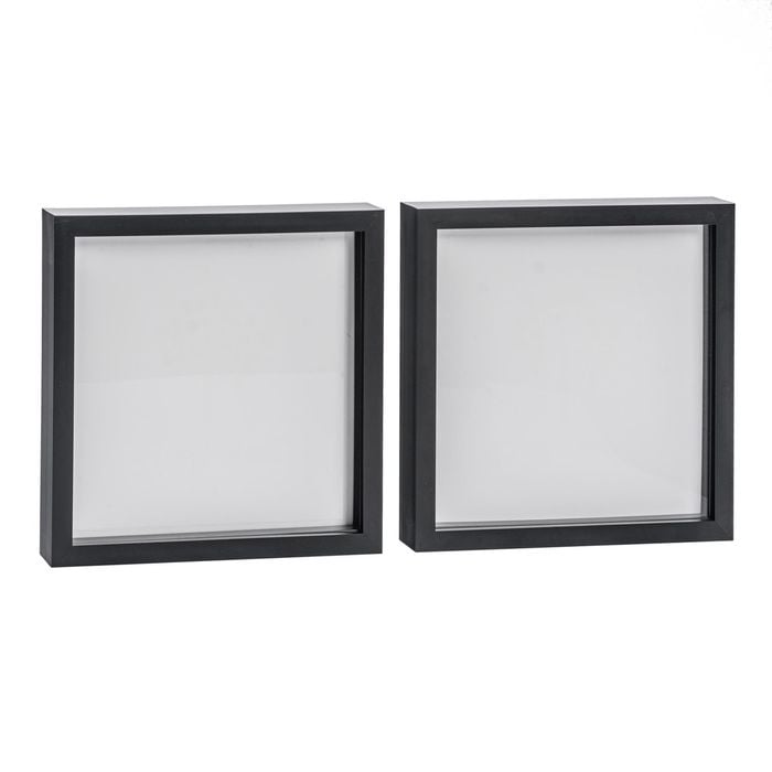 Nicola Spring 3D Box Photo Frames - 10" x 10" - Pack of 2