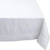 Rans Elegant Hemstitch White Tablecloth 205x205