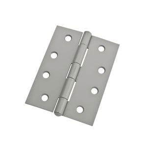 Lane 100 x 75 x 1.6mm Primecoat Fixed Pin Durasmooth Butt Hinge