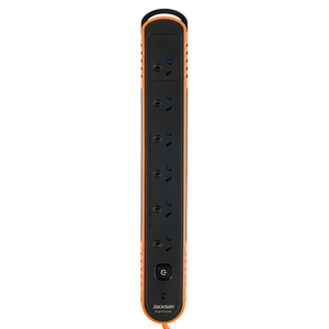 Jackson Rugged Plus 6 Outlet Powerboard With Switch & Wrap