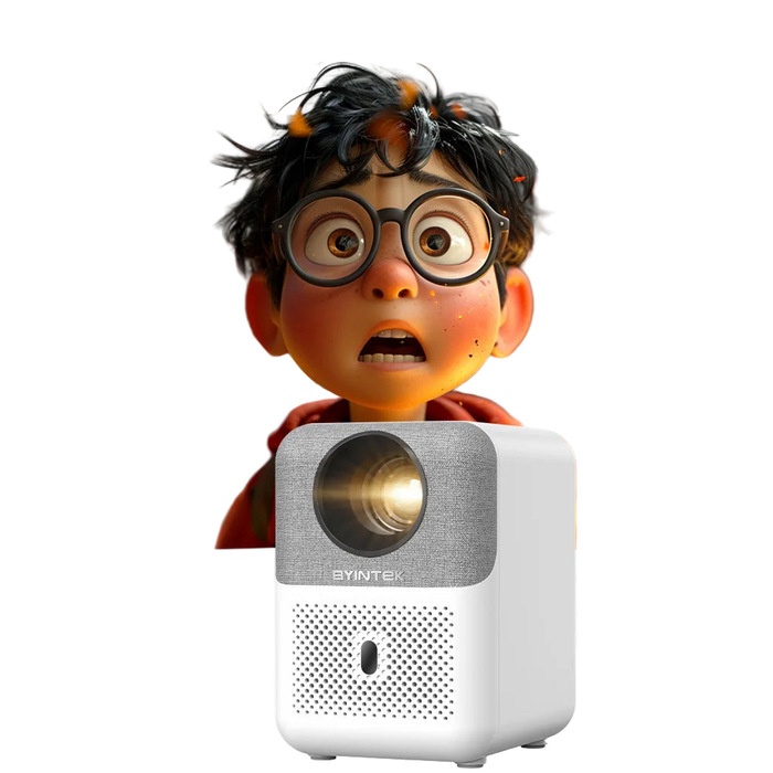 Smart Mini Home Theater Projector White